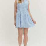 The Rowan Blue Stripe Dress