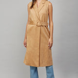 The Leslie Faux Leather Vest