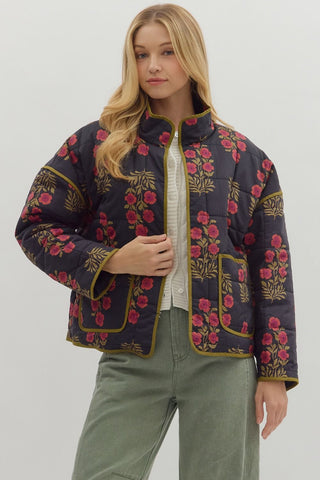 the Wren Floral Jacket