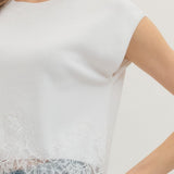 The Cassandra Lace Trim Top