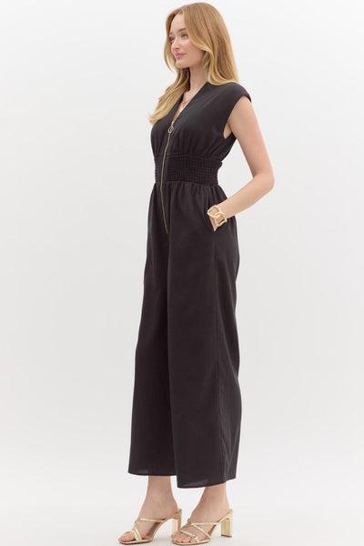 the London - Black Jumpsuit