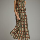 The Bianca High Neck Midi Dress