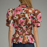 The Annalise Tie Front Blouse