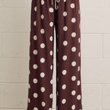 The Amelia Brown Polka Dot Pants
