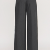 The Sierra Black Satin Pants