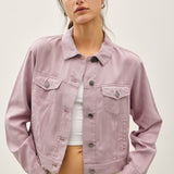 The Paris Rose Linen Blend Jacket