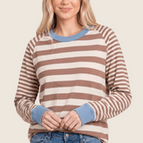 The Hazel Striped Light Sweater