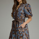 The Allison Brown Floral Dress