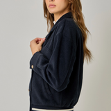 The Nova Navy Varsity Jacket