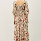 the Caroline Fall Floral Dress