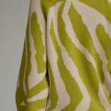 The Olivia Abstract Mock Neck Sweater