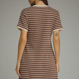 The Stella Tie Waist Stripe Dress