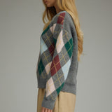 The Alexis Argyle Sweater