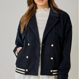 The Nova Navy Varsity Jacket