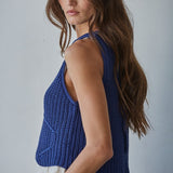 The Carmine Knit Layered Top