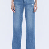 High Rise Slim Wide Denim - Flying Monkey Jeans - A4