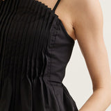 The Celia Pleated Sleeveless Top