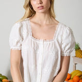 The Annabelle Embroidered Blouse