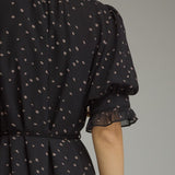 The Stevie Black Dot Dress