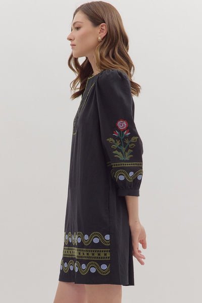 the Kylie Embroidered dress