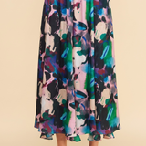 The Pollyanna Abstract Midi Skirt