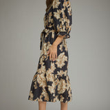 The Brianne Floral Midi Dress