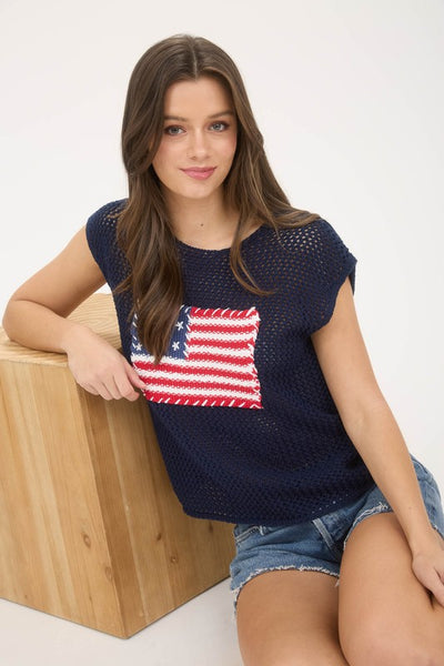 Flag lightweight sweater