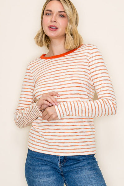the Hazel Stripe Top