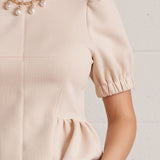 The Quinn Peplum Top - 3 colors