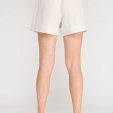 The Greer Natural Linen Blend Shorts