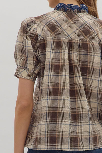 the Rory Plaid Top