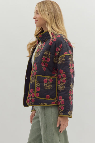 the Wren Floral Jacket
