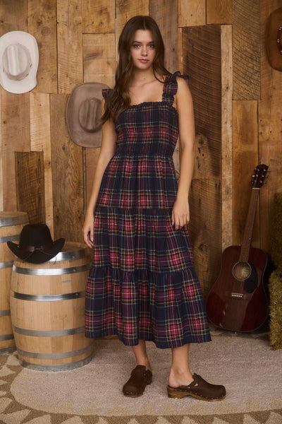 the Georgie Plaid Dress
