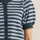 The Artie Striped Short Sleeve Sweater