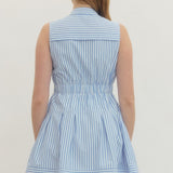 The Rowan Blue Stripe Dress