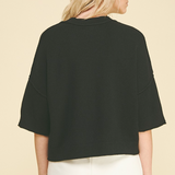 The Eldora Short Sleeve Sweater