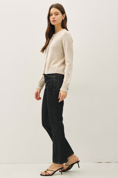 the Aggie Button Cardigan