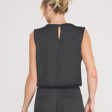 The June Satin Blouse