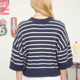The Zuri Navy Stripe Sweater