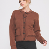 The Zoey Stitch Detail Cardigan