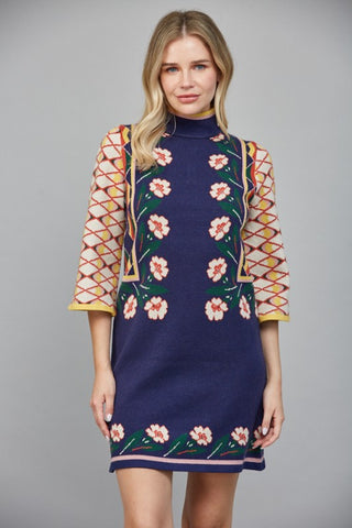 the Jocelyn Floral Sweater Dress