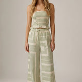 The Minnie Green Geometric Top