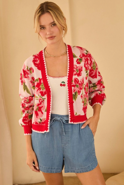 The Robin Floral Cardigan