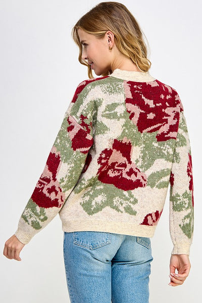 the Celine Floral Sweater