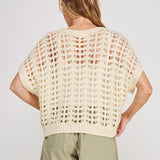 The Scottie Open Weave Sparkle Sweater