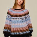 The Melissa Color Stripe Sweater