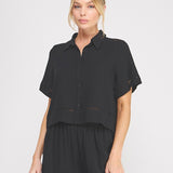 The Parker Black Trim Top