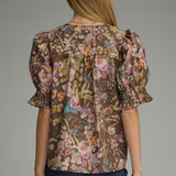 The Una Floral Print Blouse