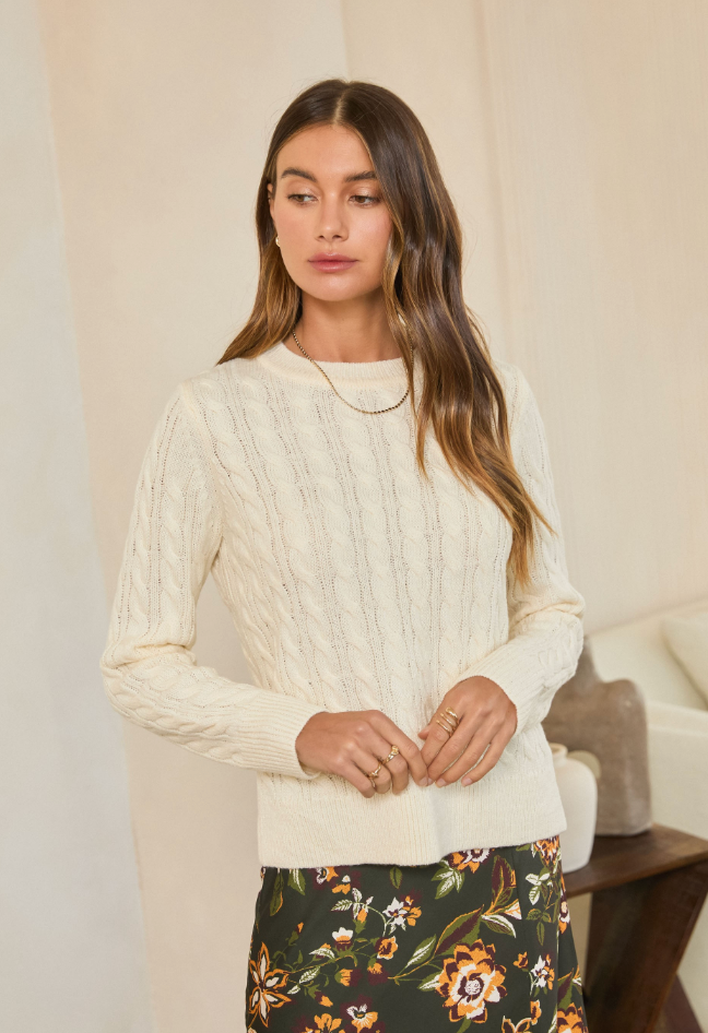 The Annie Cable Knit Sweater