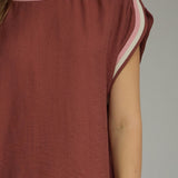 The Jessica Stripe Trim Top